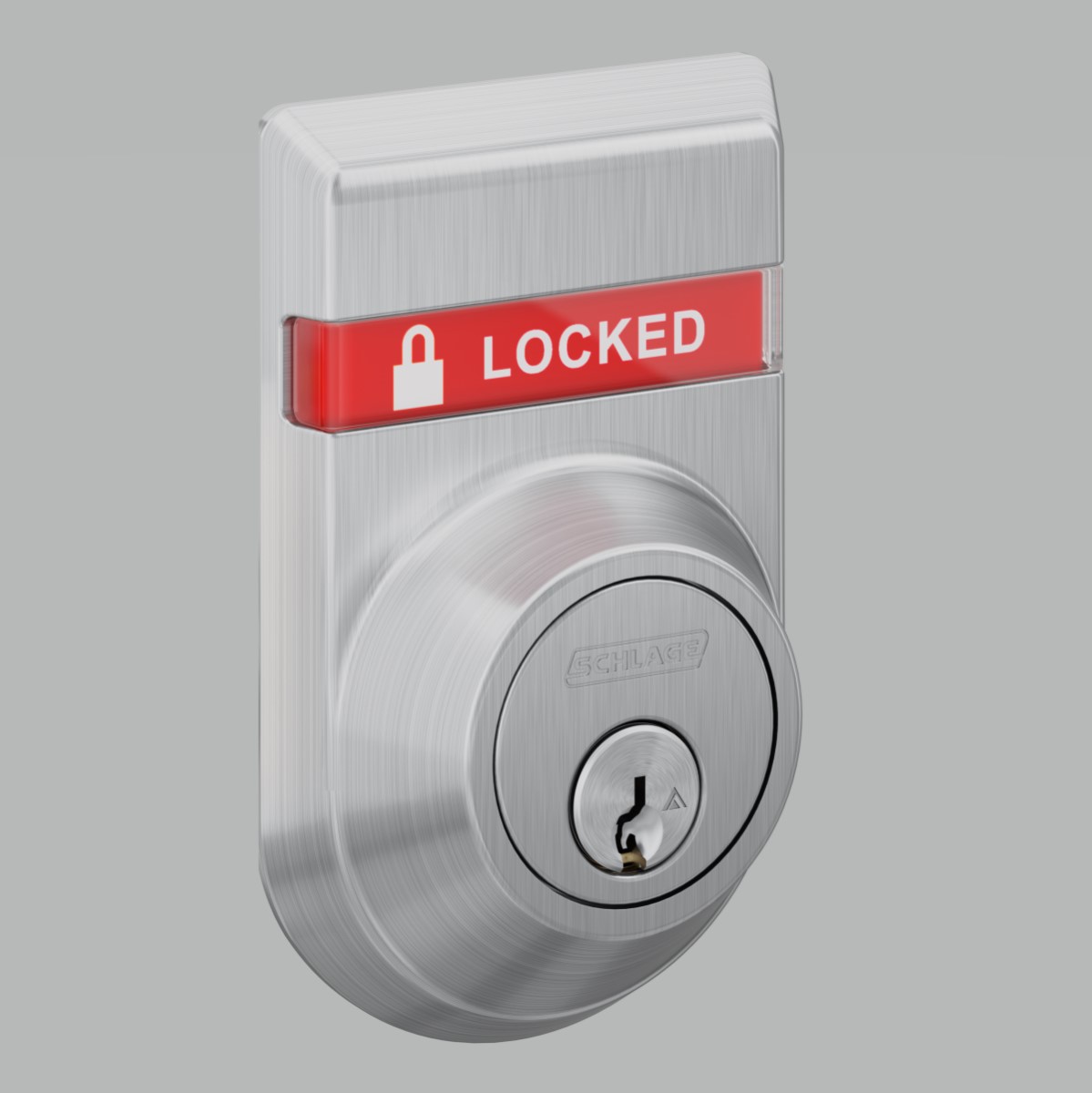 Lock with visual indicator